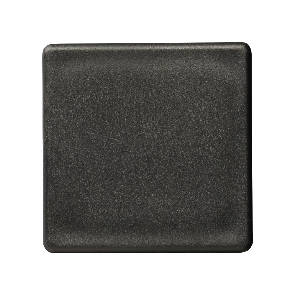 40 x 40mm Black Plastic Square End Cap