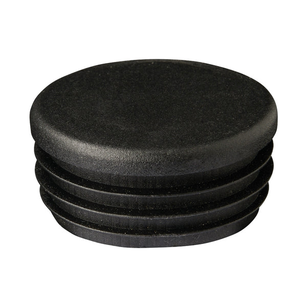 Black Plastic End Cap For 42mm Diameter Tube