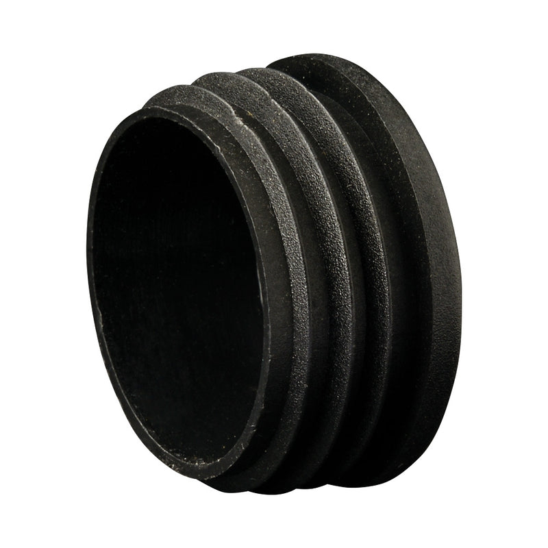 Black Plastic End Cap For 42mm Diameter Tube