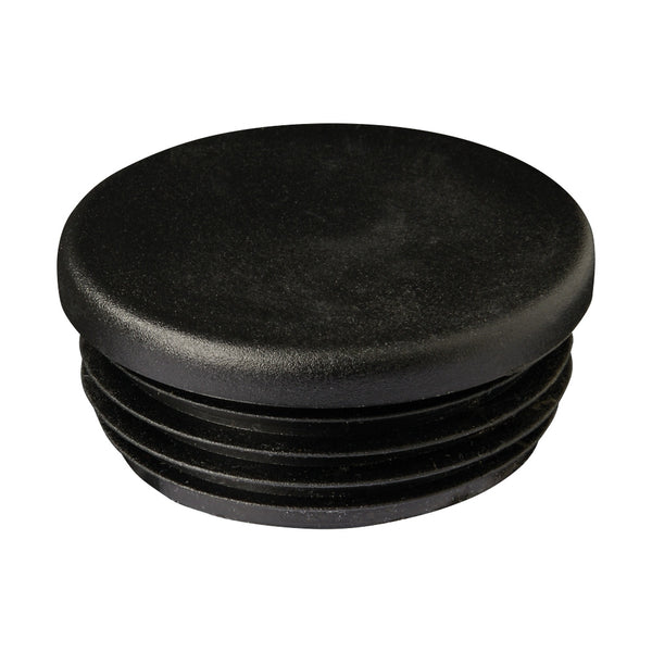 Black Plastic End Cap For 48mm Diameter Tube