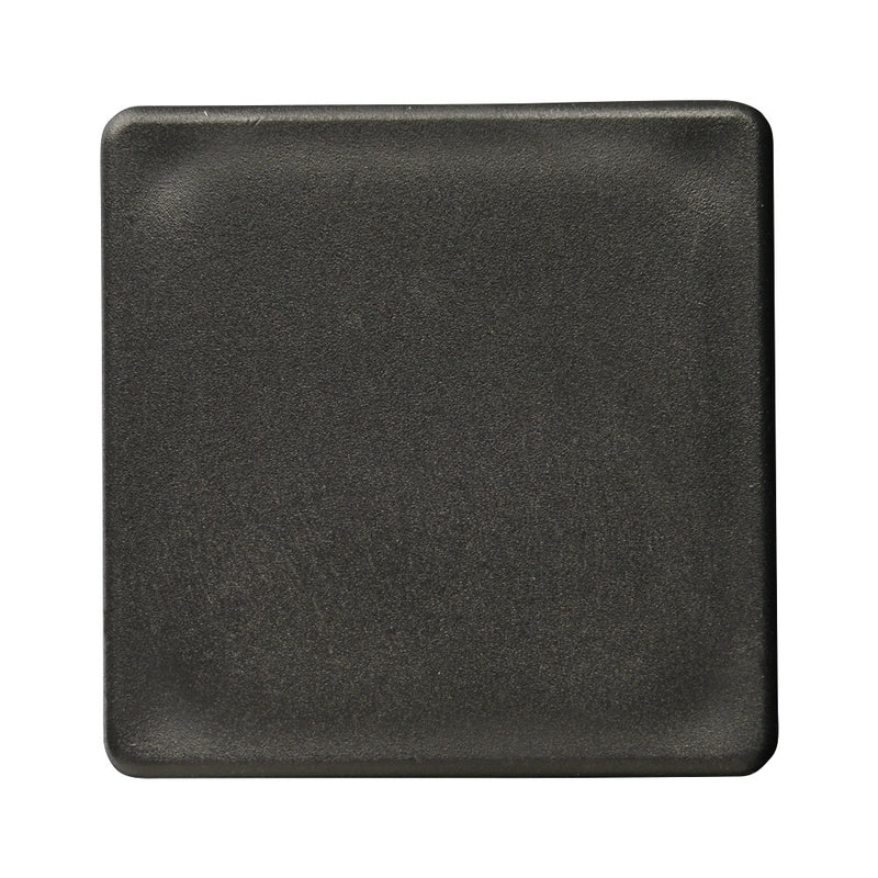 50 x 50mm Black Plastic Square End Cap