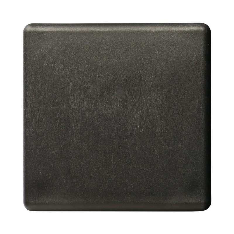 60 x 60mm Black Plastic Square End Cap