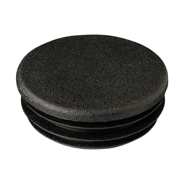 Black Plastic End Cap For 60mm Diameter Tube