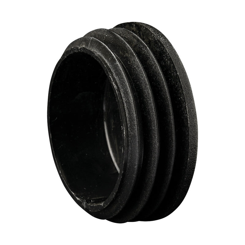 Black Plastic End Cap For 60mm Diameter Tube