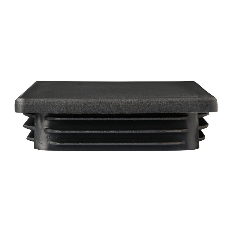 80 x 80mm Black Plastic Square End Cap