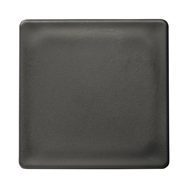 80 x 80mm Black Plastic Square End Cap