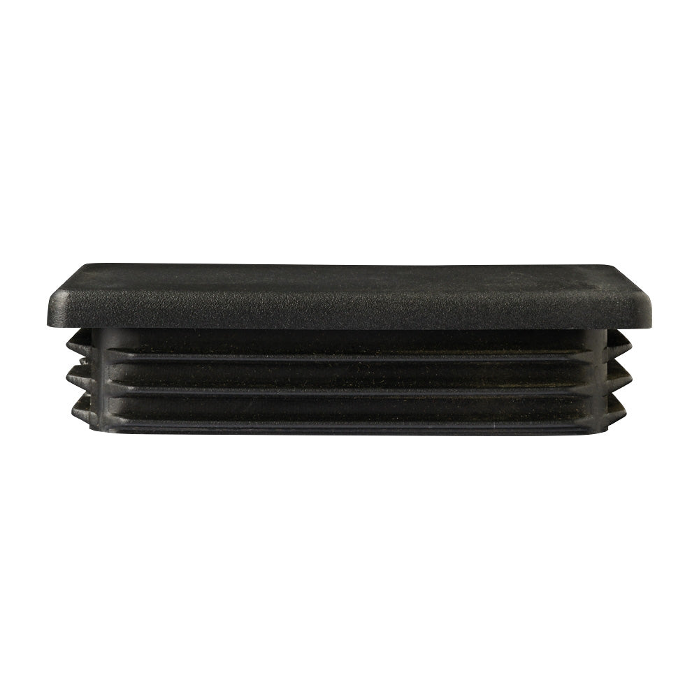 Pvc Rectangular End Cap PC80X40 80 x 40mm Black Plastic Rectangular End Cap