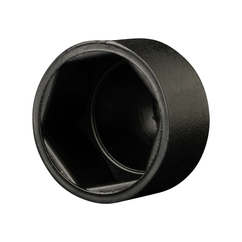 PCHEX8 Black Hexagon Nut Cap To Suit M8 Bolt