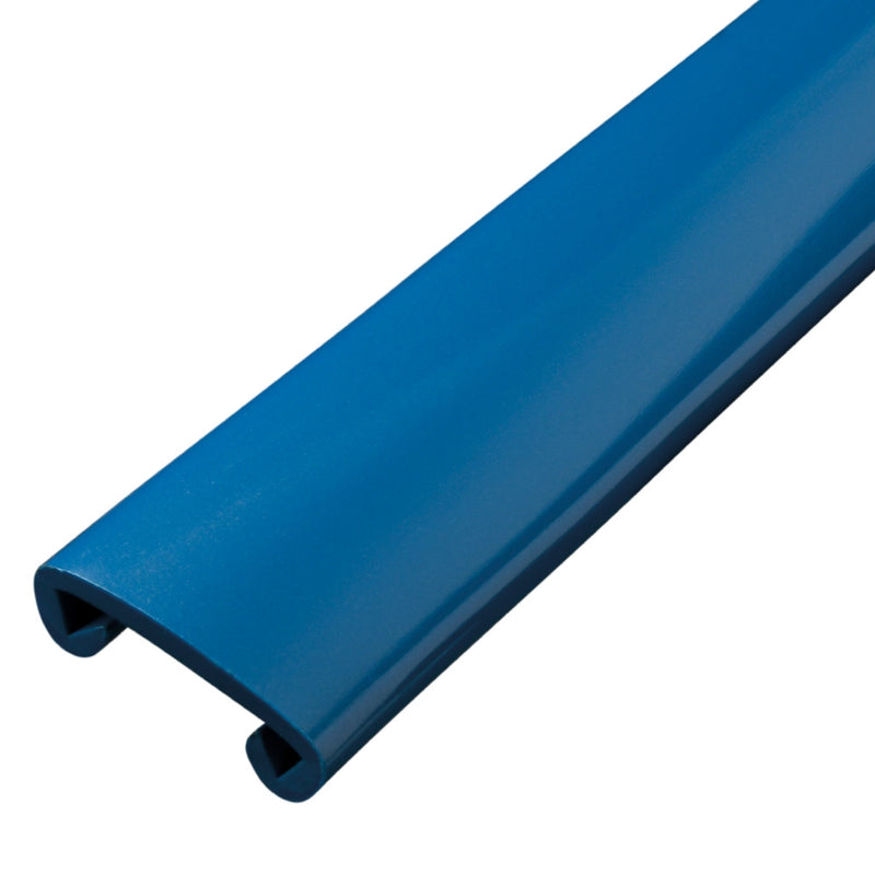 40mm x 8mm Plastic Handrail Capping Blue 25m Coil