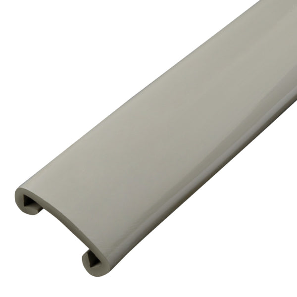 40mm x 8mm Plastic Handrail Capping Grey 25m Coil