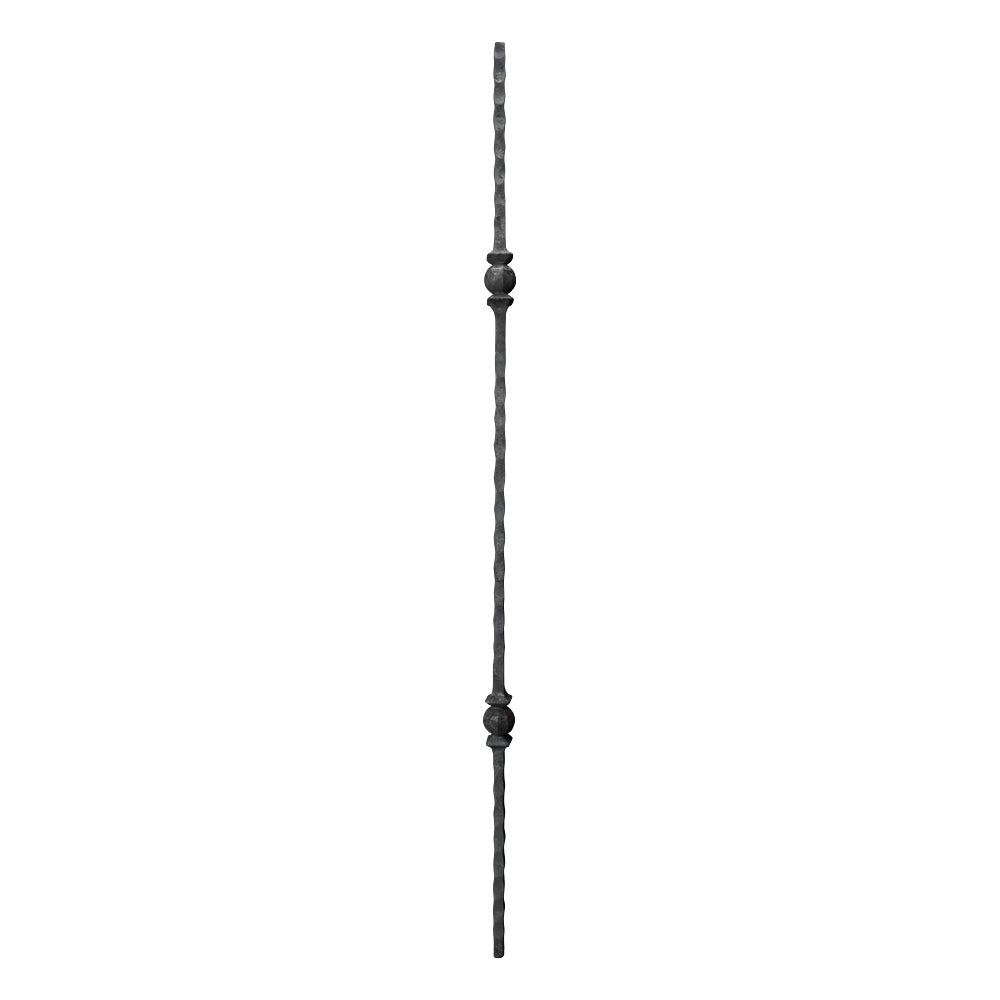 PK14 12mm Hammered Bar Picket Forged Centre 1000mm
