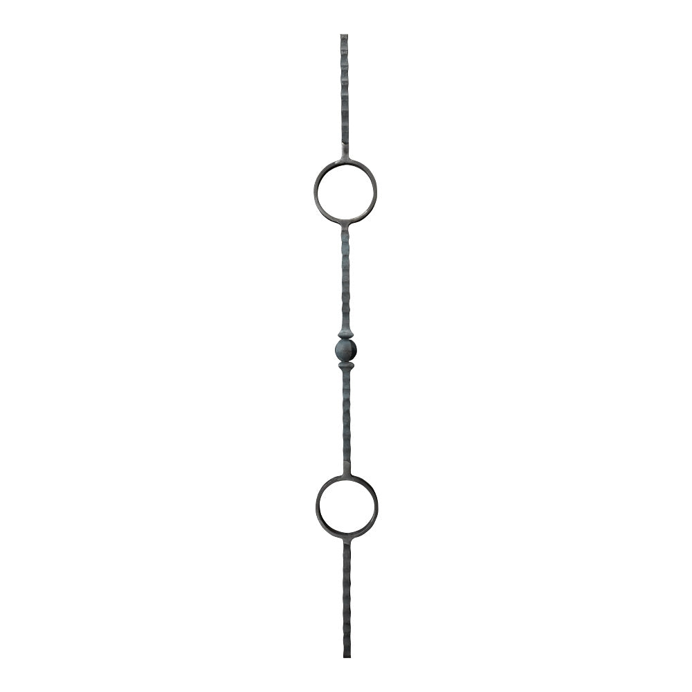 PK24 12mm Hammered Bar Picket 1000mm