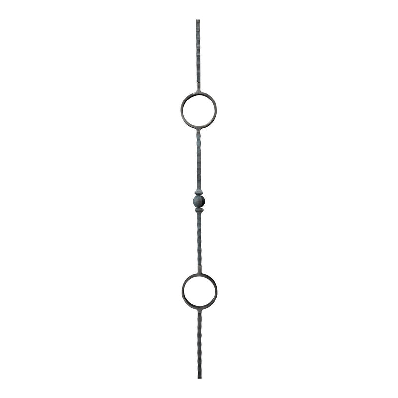 PK24 12mm Hammered Bar Picket 1000mm