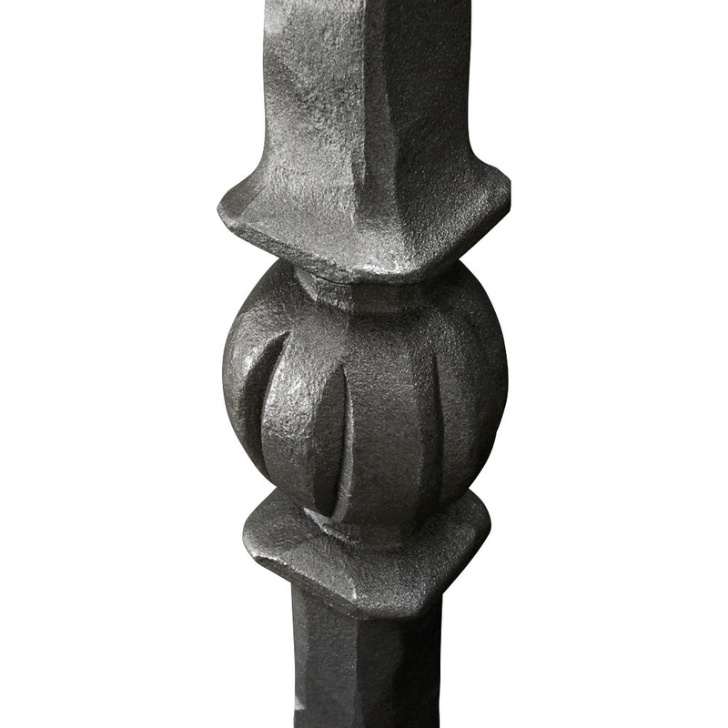 PK47 30mm Hammered Bar Forged Centre Newal Post 1100mm
