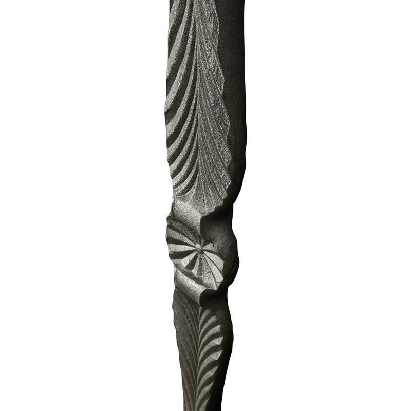 PK7 25mm Hammered Bar Fishtail Forged Newal Post 1200mm