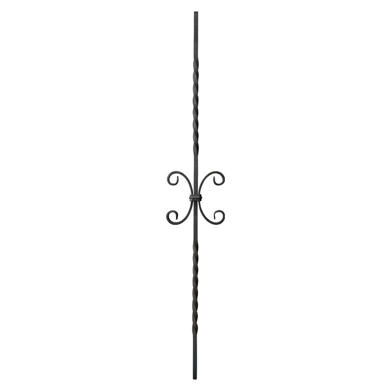Panel 165 x 1000mm 12mm Square Twisted Bar