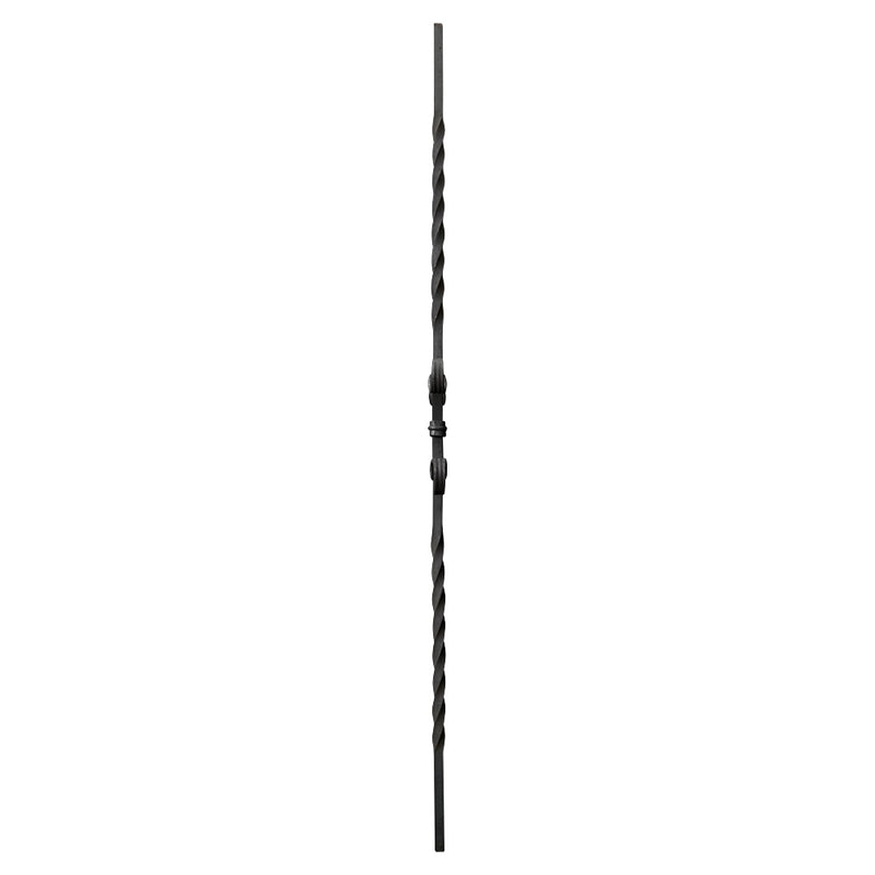 Panel 165 x 1000mm 12mm Square Twisted Bar