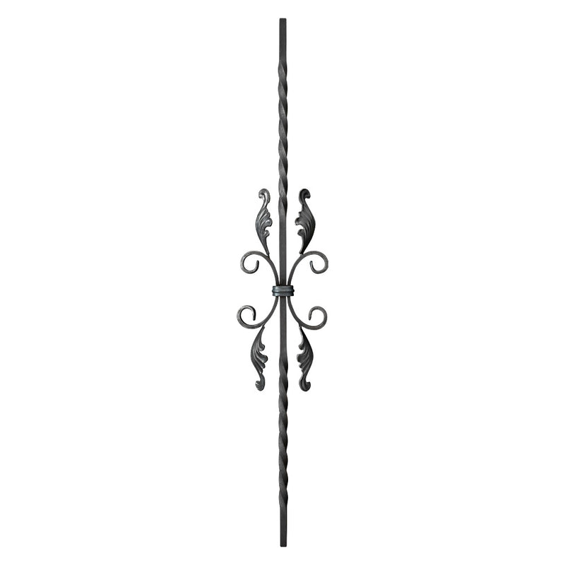 Panel 170 x 900mm 12mm Square Twisted Bar