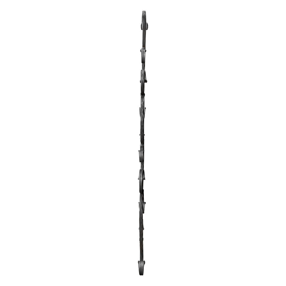 PL5 Panel 120 x 900mm 12mm Square Hammered Bar