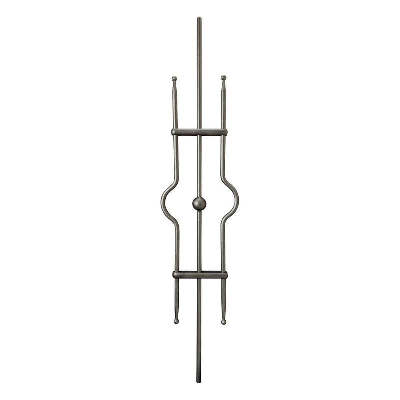 PL62 Panel 200 x 900mm 12mm Diameter Round Bar