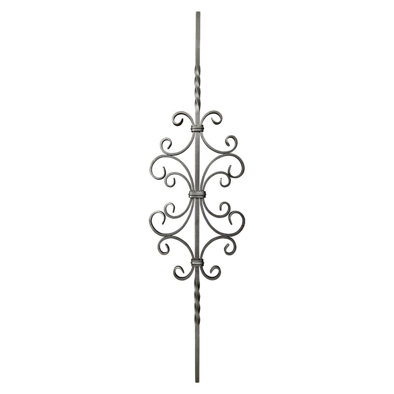 Scroll Panel 260 x 1000mm 12mm Square Bar