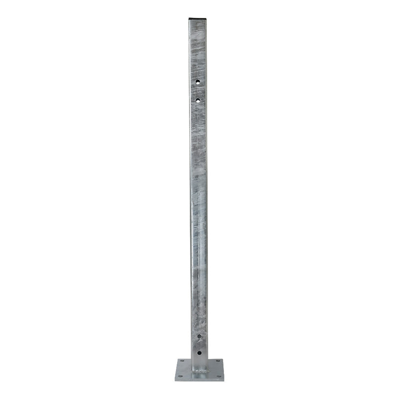 Universal Mild Steel Fence Post To Bolt Down 50x50mm