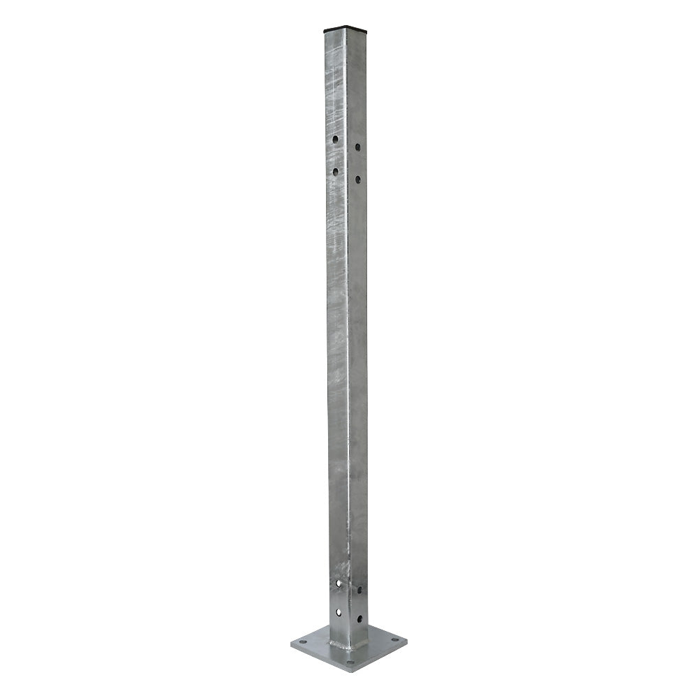 Galvanized Metal Fence Posts Heavy Duty Galvanised Bolt Down SQUARE