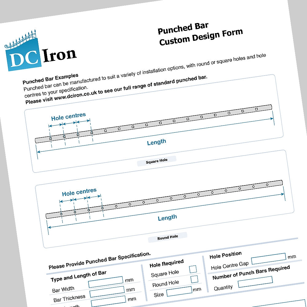 Custom Punched Bar