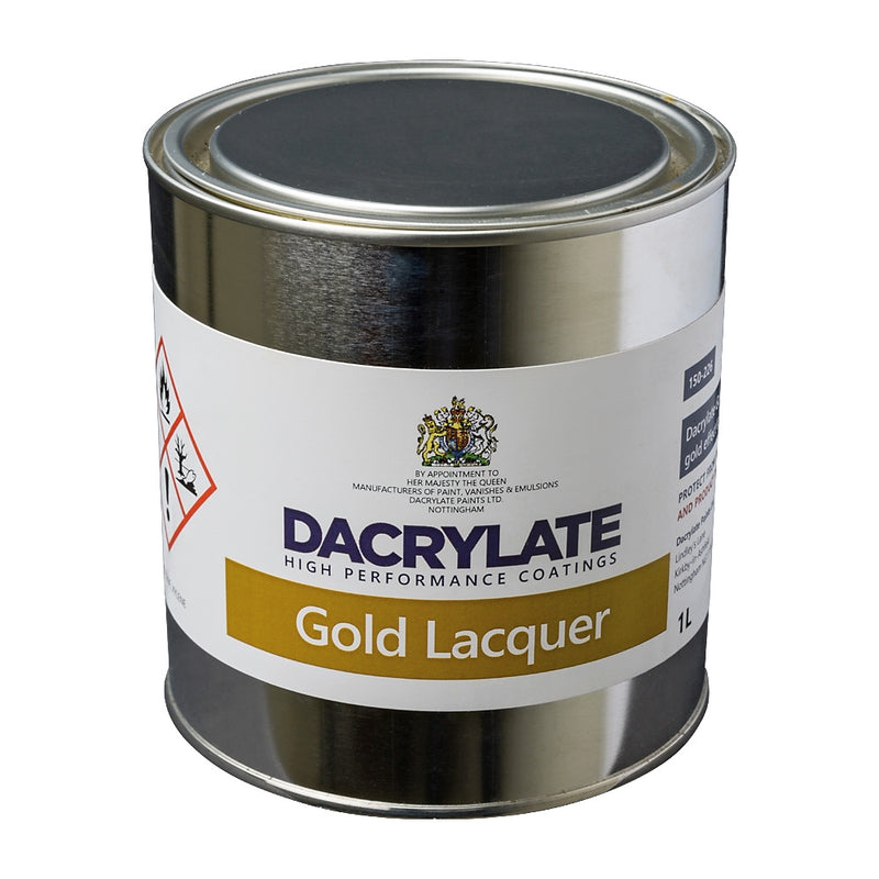 Dacrylate Gold Lacquer Paint 1L