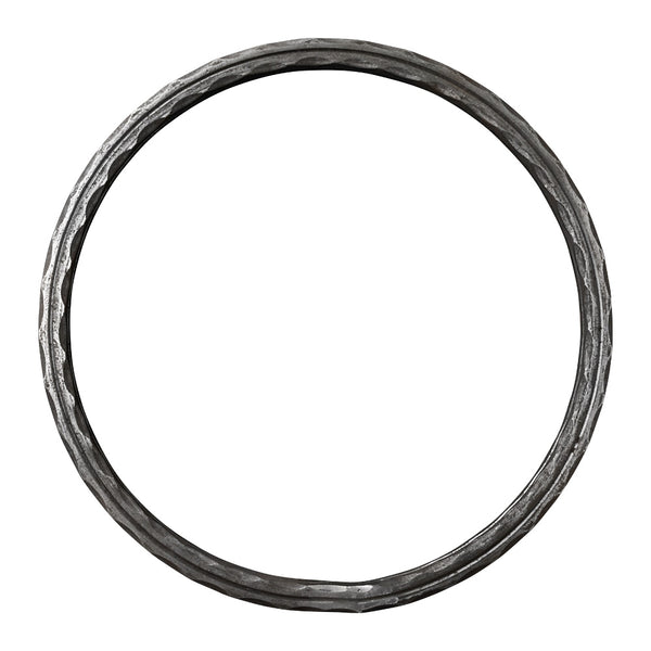 RN13 350mm Diameter Ring 16 x 16mm Hammered & Grooved