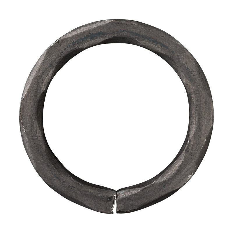 RN4 100mm Diameter Ring 12 x 12mm Hammered Bar