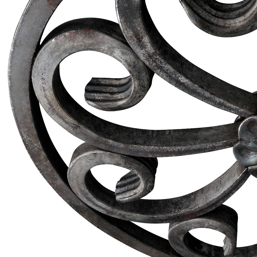 RZ16 Rosette 300mm Diameter 12mm Square Bar
