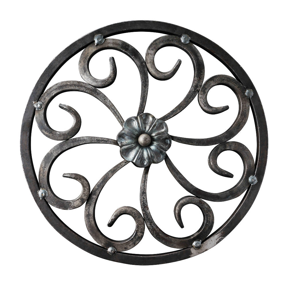 RZ16 Rosette 300mm Diameter 12mm Square Bar