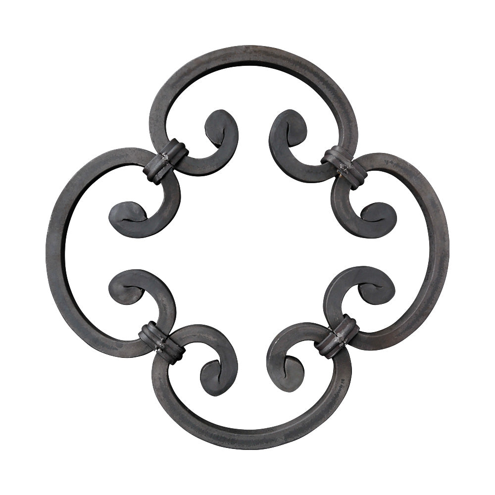 RZ21 Rosette 290mm Diameter 12mm Square Bar