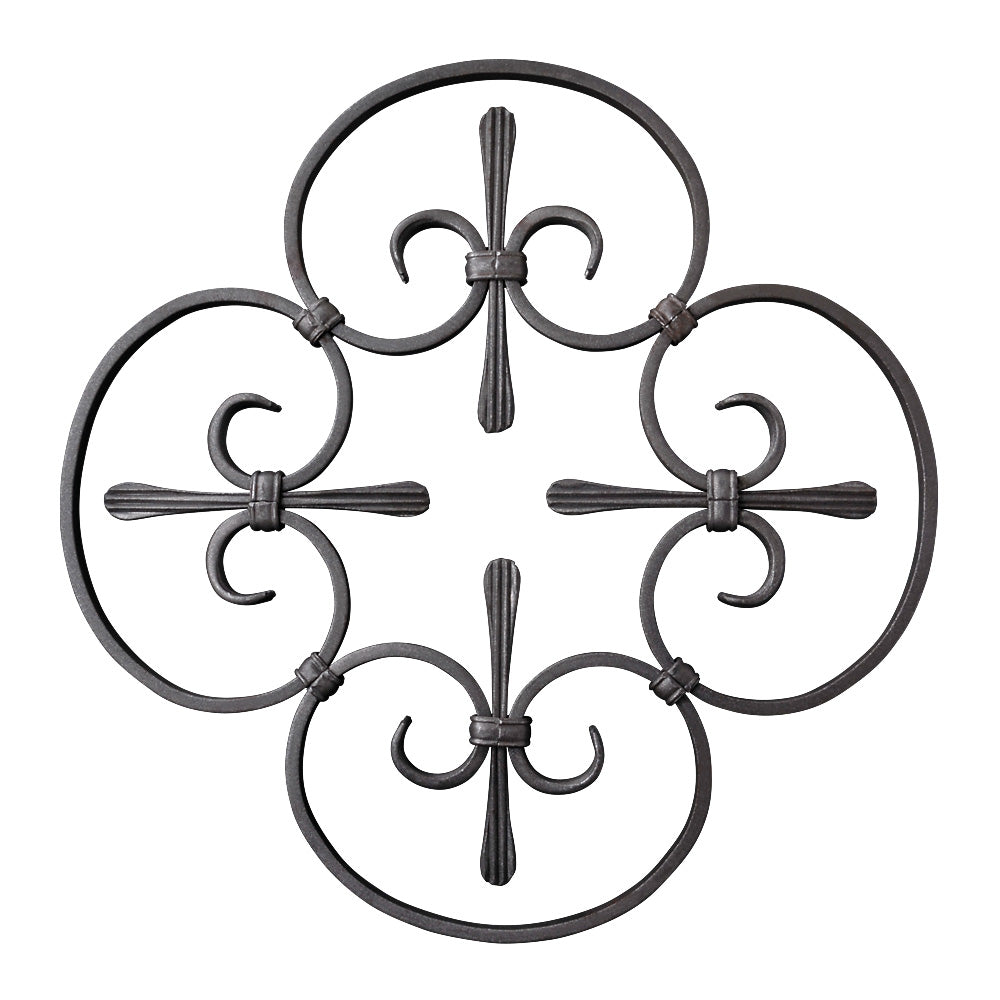 RZ4A Rosette 380mm Diameter 12 x 6mm Flat Bar