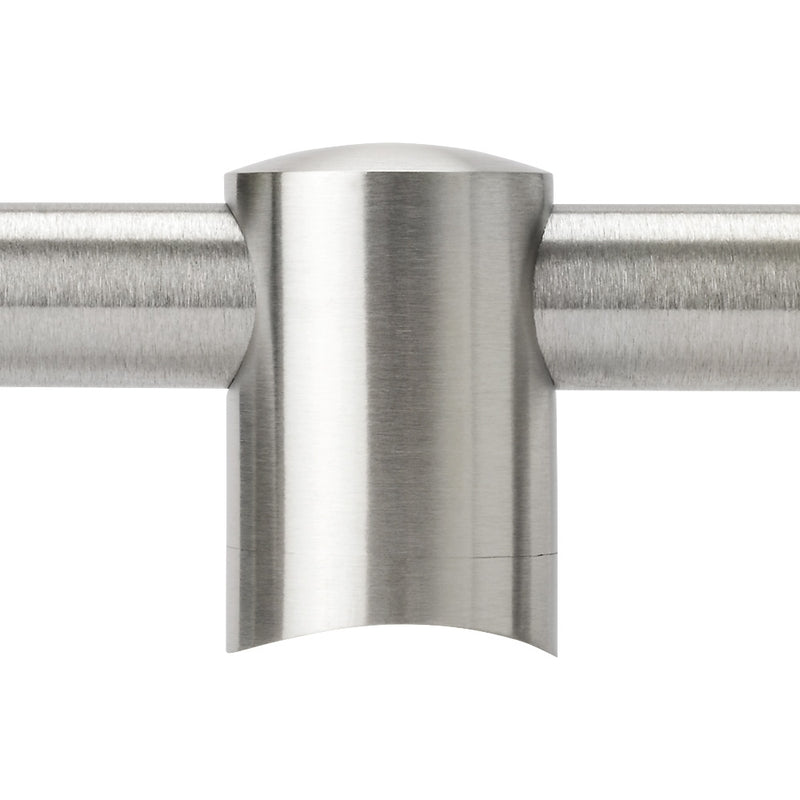 304 Stainless Steel Bar Holder 12mm Through Hole To Suit 42.4mm Tube