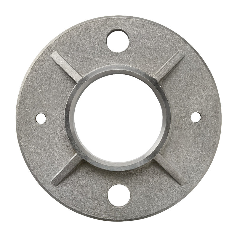 304 Post Base Plate 100mm Diameter To Suit 48.3mm Tube