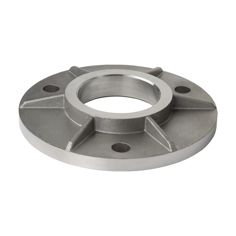 304 Post Base Plate 120mm Diameter To Suit 48.3mm Tube