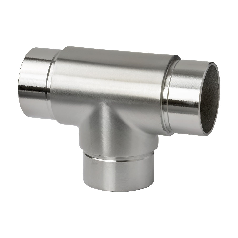 304 Tee Piece Connector To Suit 42.4mm x 2mm Tube