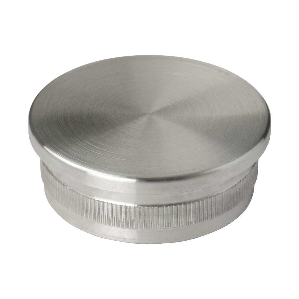 304 Stainless Steel Flat End Cap To Suit 42.4mm x 2mm Tube