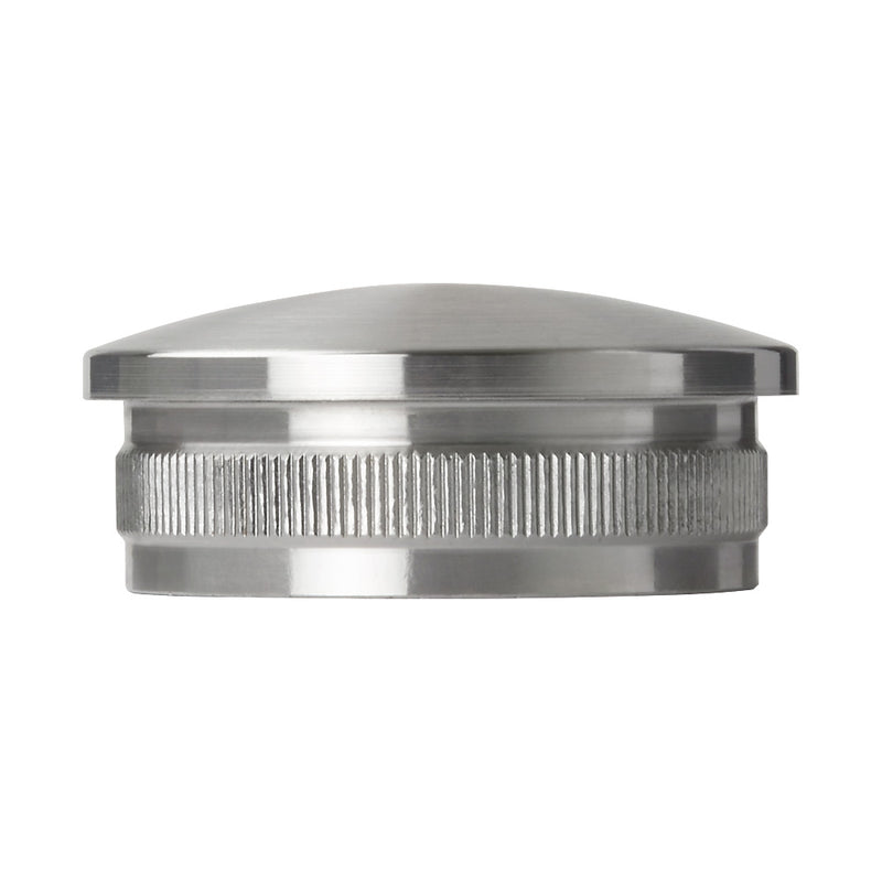 304 Stainless Steel Radiused End Cap To Suit 42.4mm x 2mm Tube