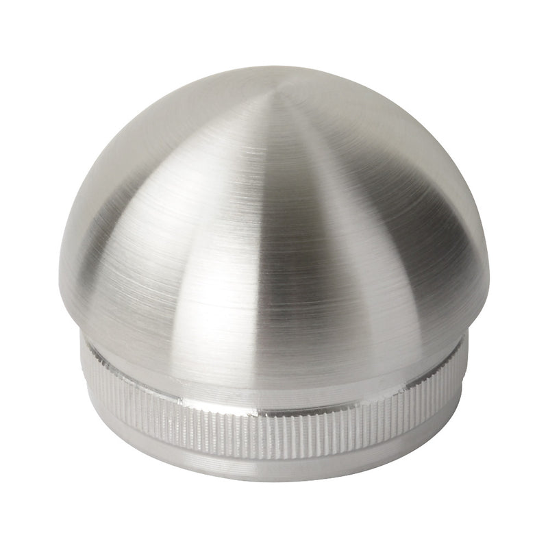 304 Stainless Steel Domed End Cap To Suit 48.3mm x 2.6mm Tube