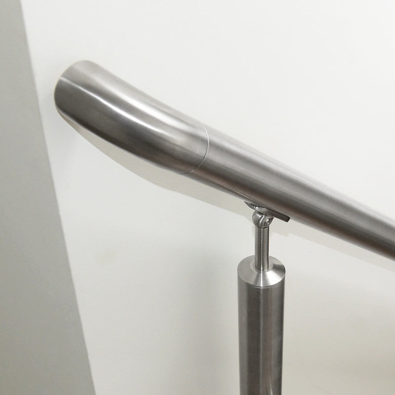 304 Stainless Steel Handrail End To Suit 42.4mm x 2mm Tube