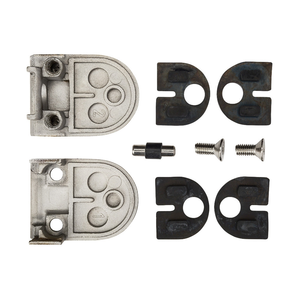 304 Stainless Steel D Type Glass Clamp 50 x 40 x 26mm To Suit 42.4mm Post