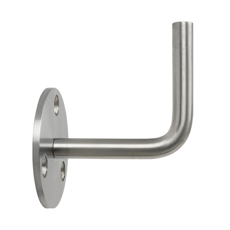 304 Stainless Steel Handrail Bracket 85mm Projection With M6 Thread & Cover Plate