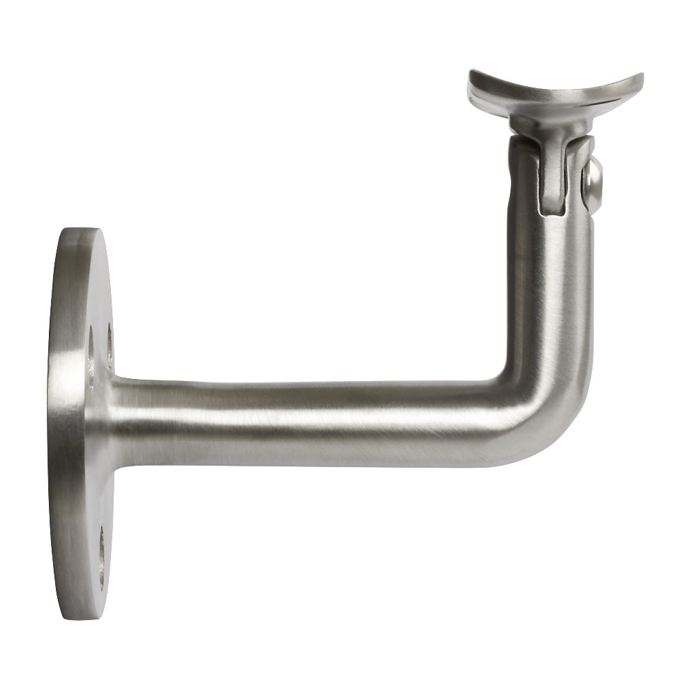 Adjustable Railing Brackets S4HB448 - 304 Stainless Steel Adjustable Handrail Bracket 78mm ...