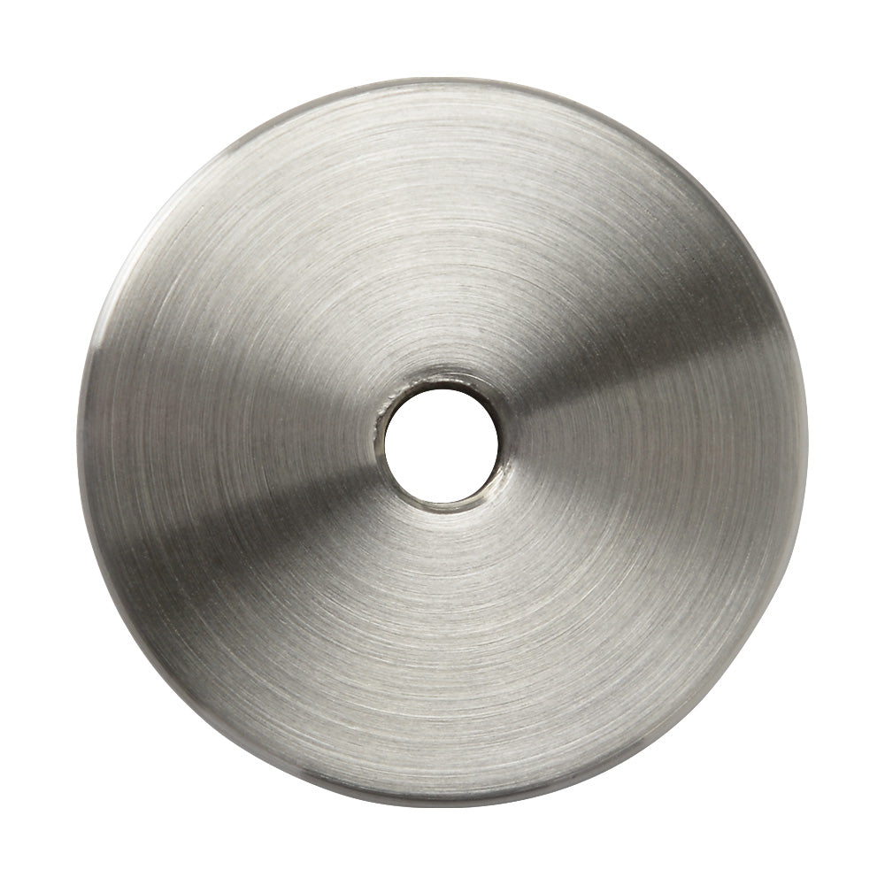 304 Flat Tube Base With M8 Threaded Hole To Suit 48.3mm X 2.6mm Tube
