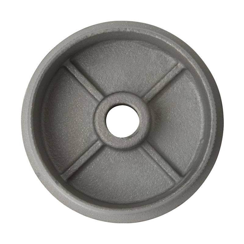 304 Flat Tube Base With M8 Threaded Hole To Suit 48.3mm X 2.6mm Tube