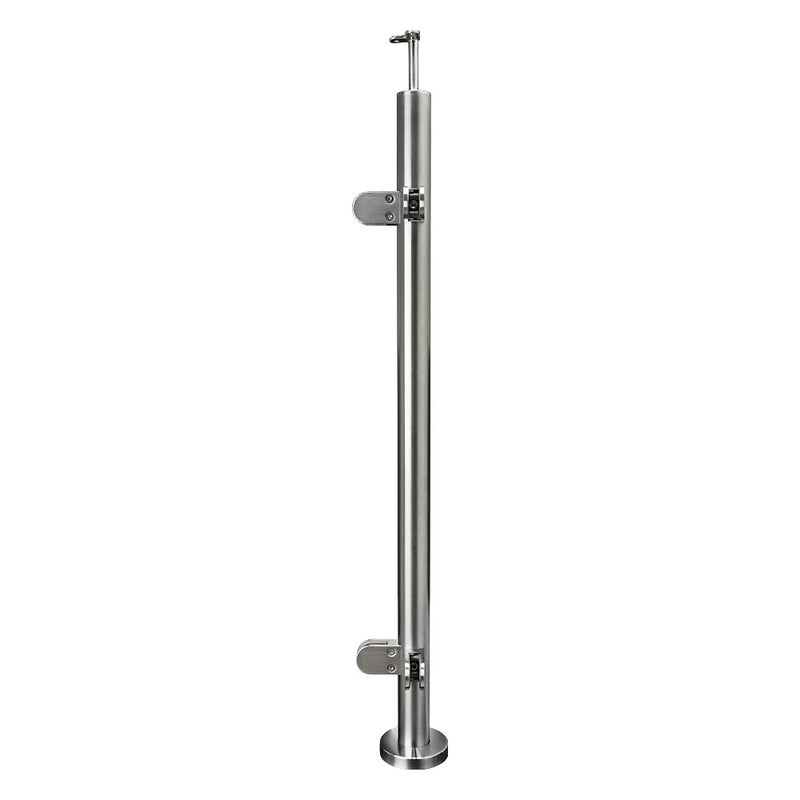 304 Stainless Steel Ready Made Glass Balustrade Kit Corner Post 42.4mm x 2.0mm