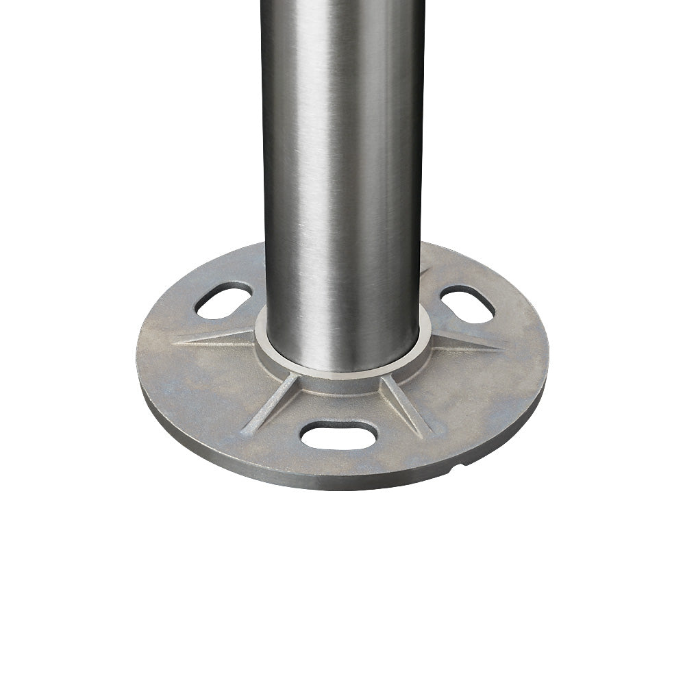 304 Stainless Steel Glass Balustrade Mid Post 48.3mm x 2.0mm With Post Cap